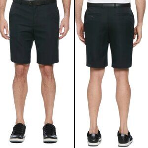 Callaway Men's 40 Black Flat Front Stretch Golf Casual Tech Shorts 10.5" inseam